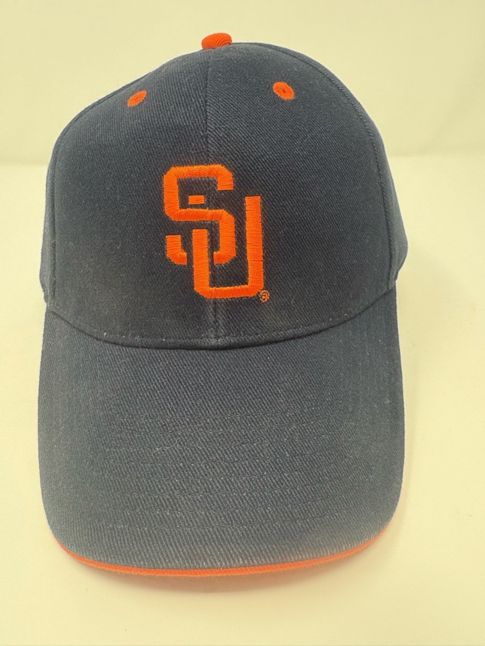 Vintage Syracuse University Orangemen Embroidered Strapback Hat 90s